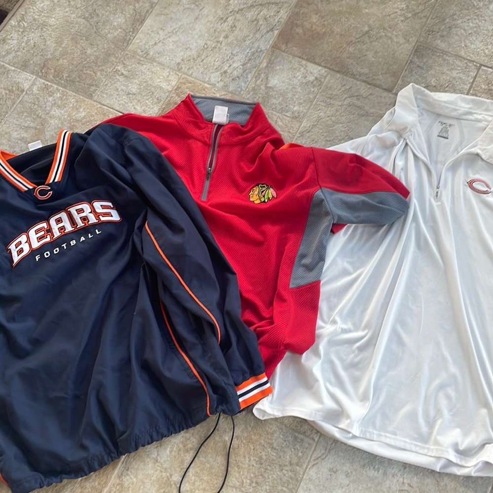 3 Mens Chicago Sports Shirts